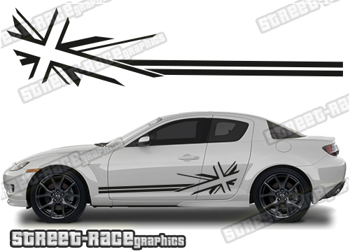 Mazda RX-8 side stickers 007
