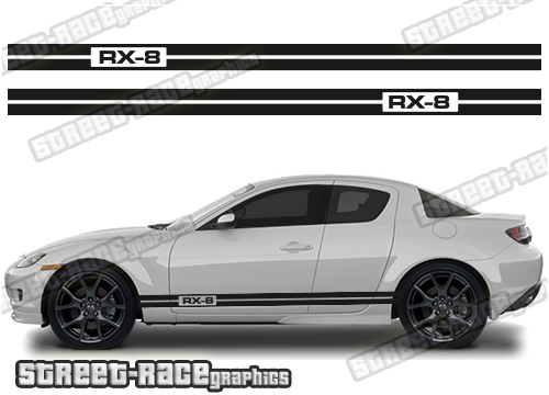 Mazda RX-8 side stickers 008