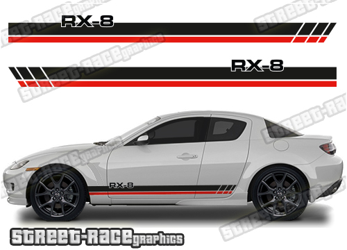 Mazda RX-8 side stickers 012