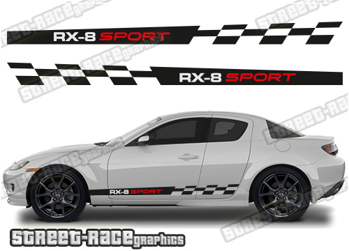 Mazda RX-8 side stickers 014