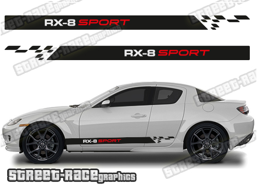 Mazda RX-8 side stickers 016