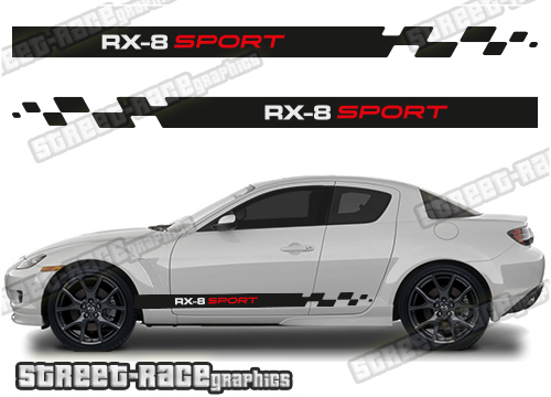 Mazda RX-8 side stickers 017