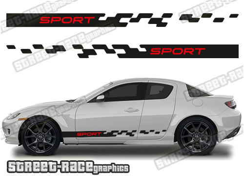 Mazda RX-8 side stickers 018