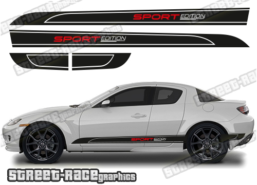 Mazda RX-8 side stickers 019
