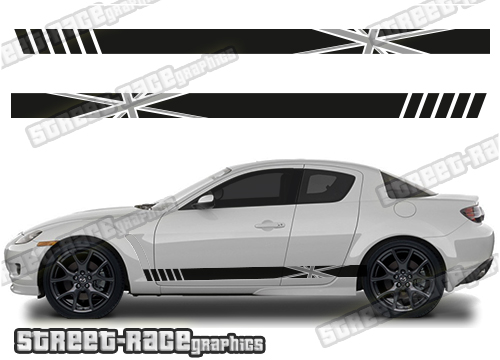 Mazda RX-8 side stickers 022