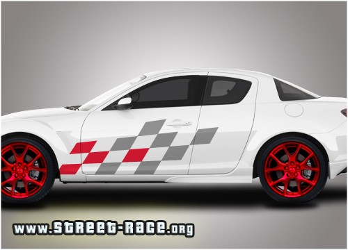 Mazda H&R style graphics