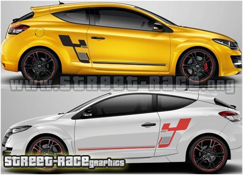 017 - Renault Megane R26-style side stickers