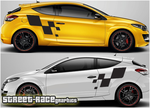020 - Renault Megane large side flags