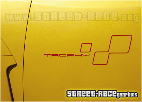 016 - Renault Megane Trophy 2011 door stickers
