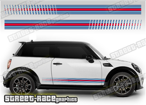 Mini Martini racing stripes 002