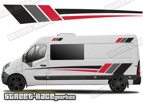 Movano - Master - NV400 camper van stickers 001