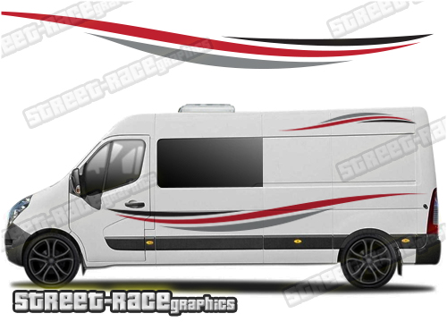 Movano - Master - NV400 camper van stickers 002