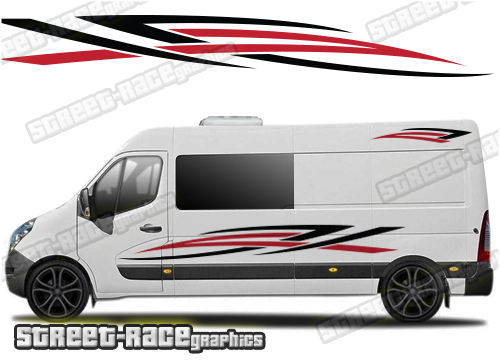 Movano - Master - NV400 camper van stickers 003