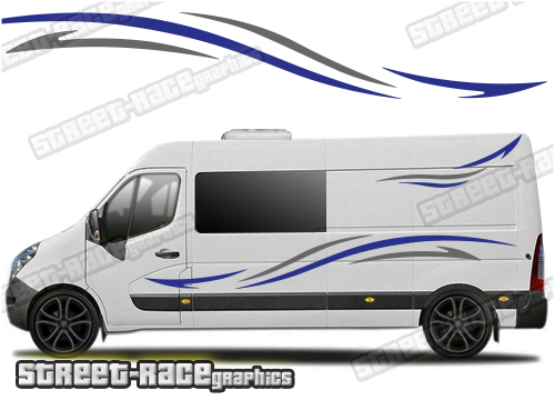 Movano - Master - NV400 camper van stickers 004