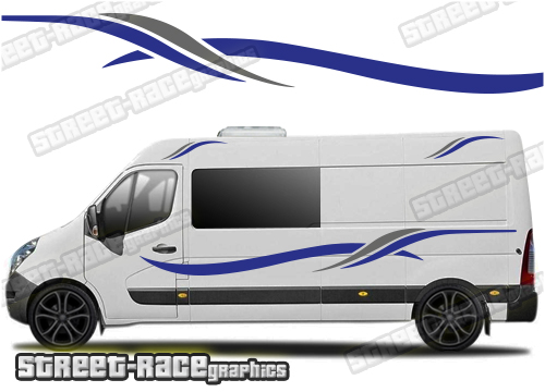 Movano - Master - NV400 camper van stickers 005