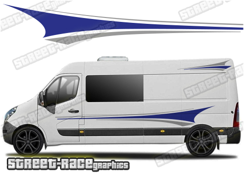 Movano - Master - NV400 camper van stickers 006