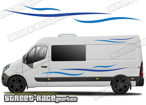 Movano - Master - NV400 camper van stickers 008
