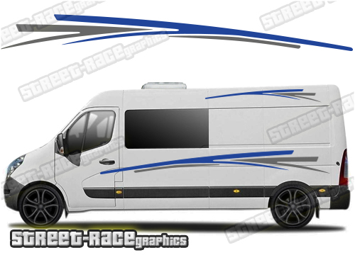 Movano - Master - NV400 camper van stickers 009
