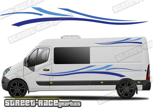 Movano - Master - NV400 camper van stickers 015