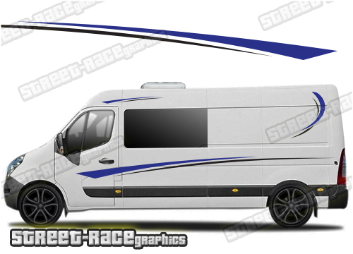 Movano - Master - NV400 camper van stickers 016