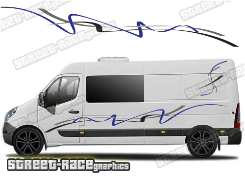Movano - Master - NV400 camper van stickers 018