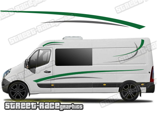 Movano - Master - NV400 camper van stickers 022