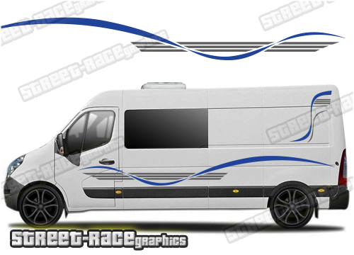 Movano - Master - NV400 camper van stickers 023