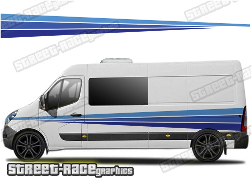 Movano - Master - NV400 camper van stickers 025