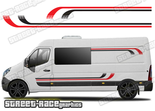 Movano - Master - NV400 camper van stickers 031