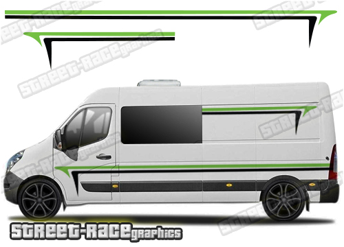 Movano - Master - NV400 camper van stickers 032