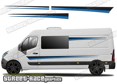 Movano - Master - NV400 camper van stickers 034