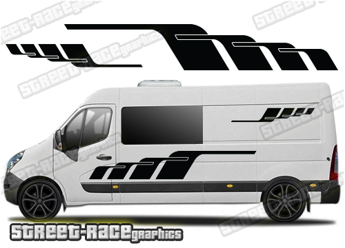 Movano - Master - NV400 camper van stickers 035