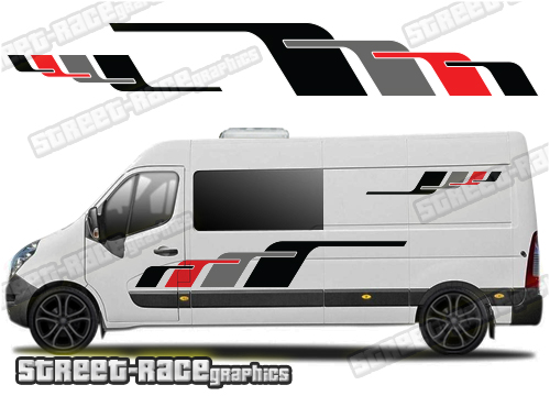 Movano - Master - NV400 camper van stickers 036