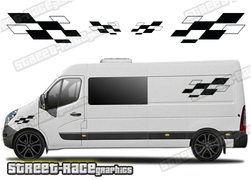 Movano - Master - NV400 camper van stickers 039