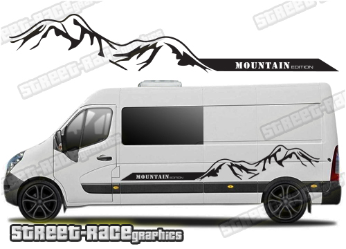 Movano - Master - NV400 camper van stickers 041