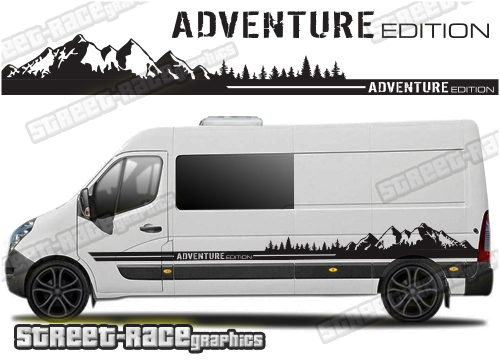 Movano - Master - NV400 camper van stickers 044