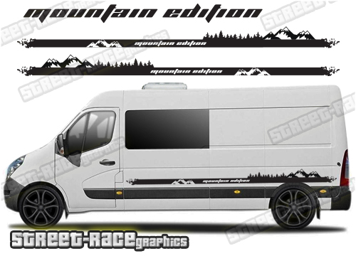 Movano - Master - NV400 camper van stickers 047