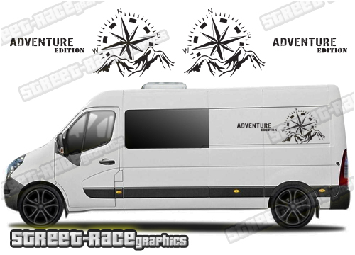 Movano - Master - NV400 camper van stickers 049