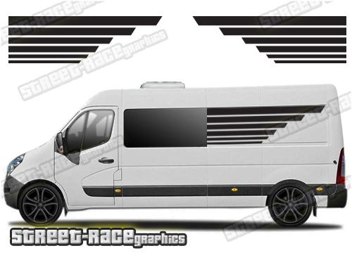 Movano - Master - NV400 camper van stickers 051