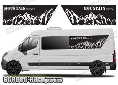 Movano - Master - NV400 camper van stickers 054