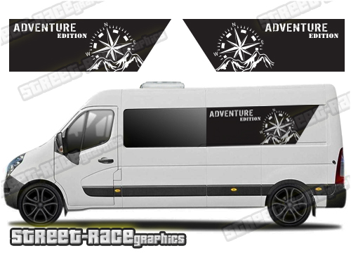 Movano - Master - NV400 camper van stickers 056