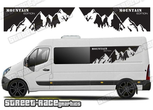 Movano - Master - NV400 camper van stickers 057