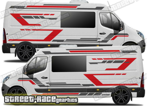 Movano - Master - NV400 camper van stickers 060