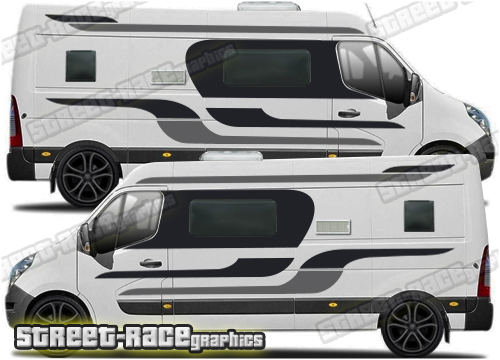 Movano - Master - NV400 camper van stickers 062