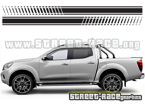 056 - Navara side racing stripes