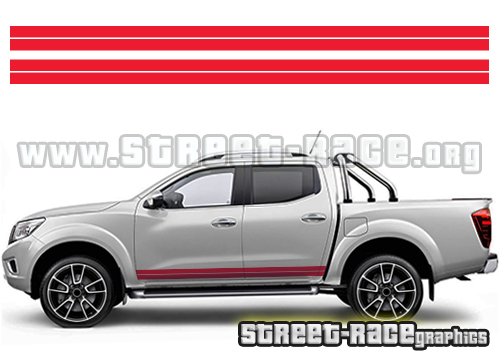 058 - Navara side racing stripes