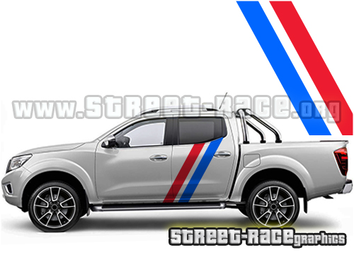 060 - Navara side diagonal stripes