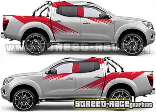 Nissan Navara 013 rally raid decals