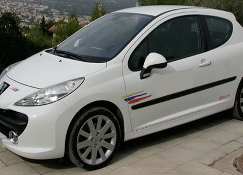 Peugeot 207 RALLYE sticker kit - Image 2