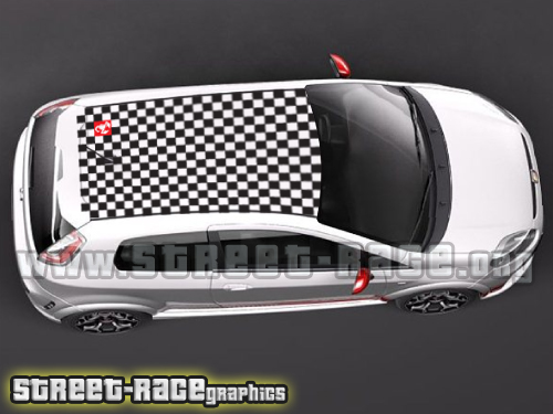 Fiat Punto roof stickers 012
